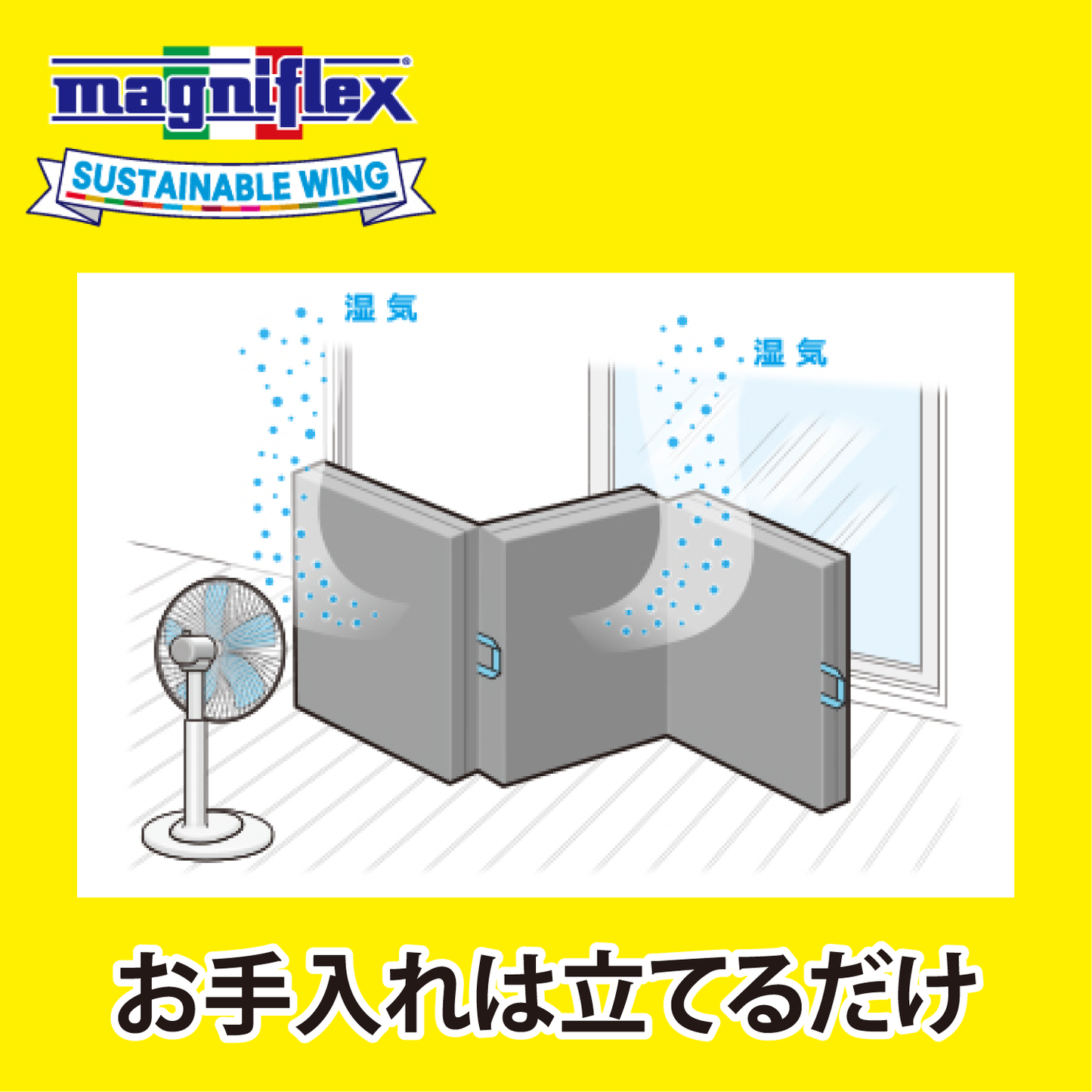 マットレス 三つ折り 高反発 マニフレックス サステナブルウィング