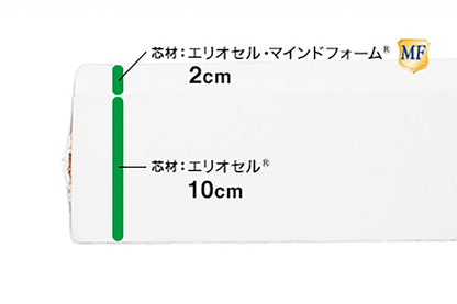 マットレス 三つ折り 高反発 マニフレックス DDウィング メッシュウイングシリーズ最高峰モデル 腰痛