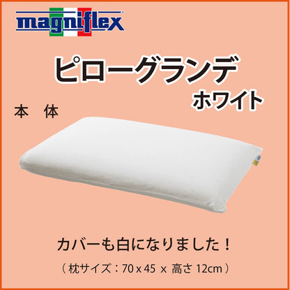 枕 高反発 マニフレックス NEW ピローグランデ ホワイト ブラック